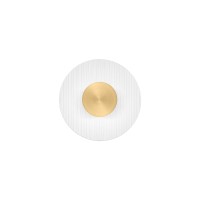 9236423 Ѕидна светилка VETRIO LED 6W 3000K Златен Метал и Стакло Nova Luce 